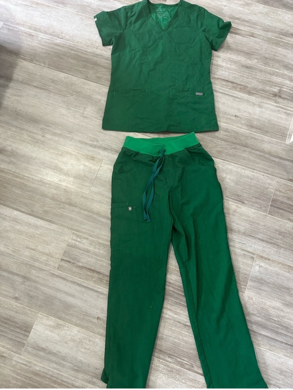 Figs Scrub Set Green